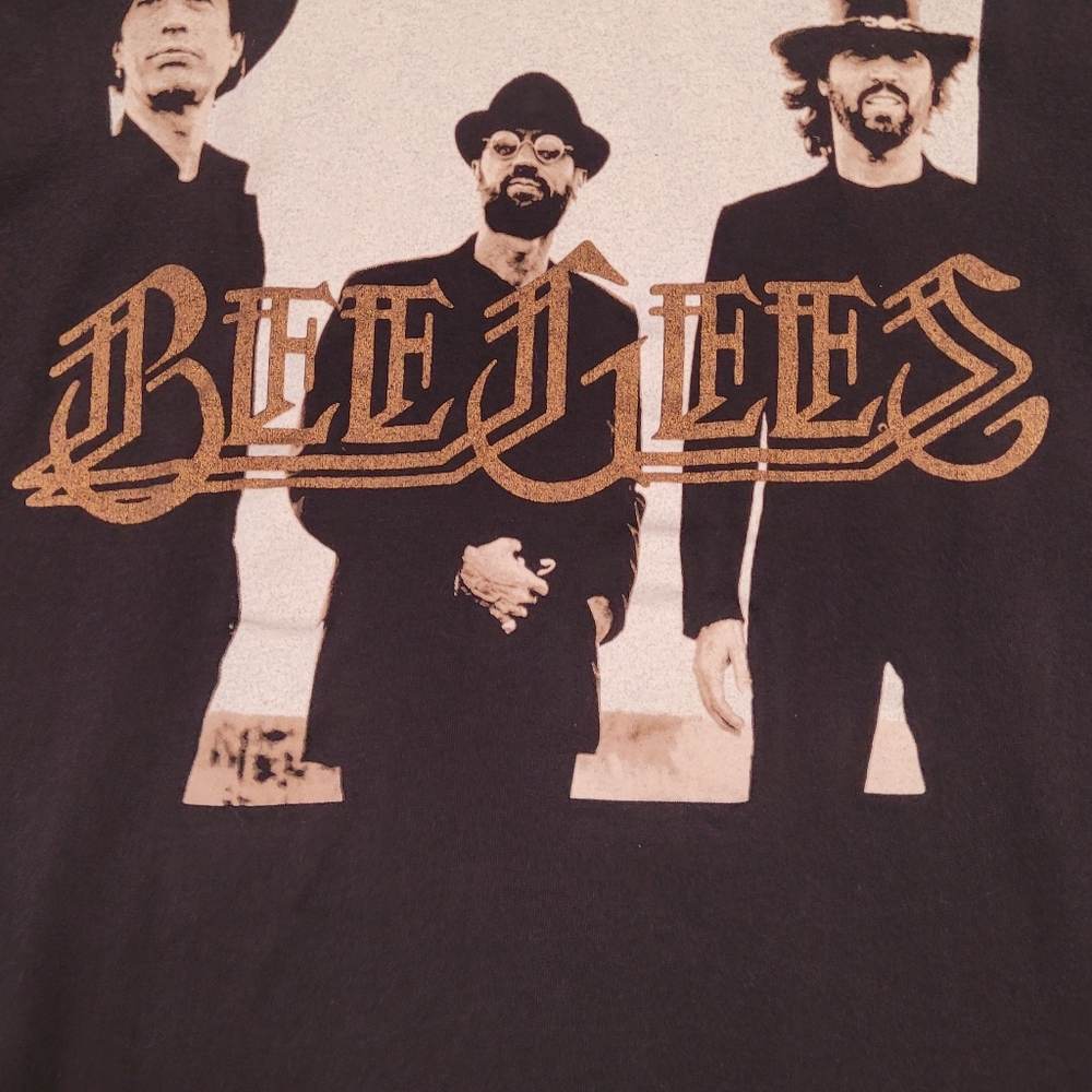 Vintage Bee Gees Black Graphic T-Shirt 1997 - Picture 2 of 6